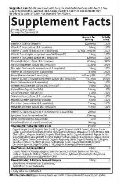 Garden of Life, Vitamin Code, 50 & Wiser Men, 120 Vegetarian Capsules