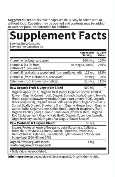 Garden of Life, Vitamin Code, Raw Vitamin E, 60 Vegetarian Capsules