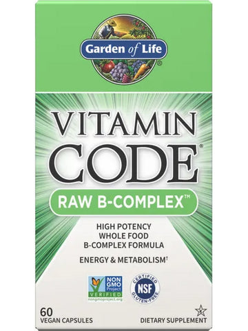 Garden of Life, Vitamin Code, Raw B-Complex, 60 Vegan Capsules