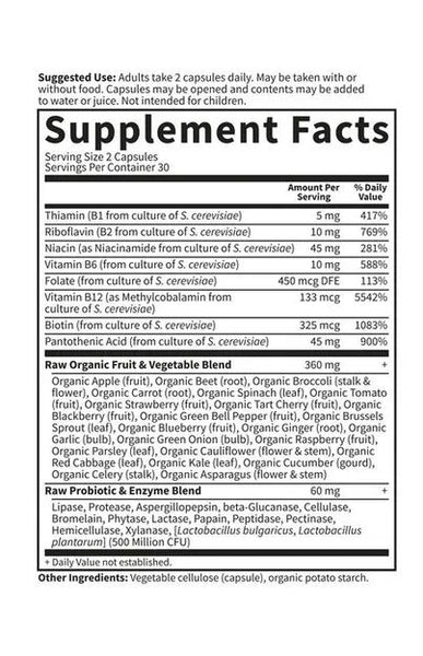 Garden of Life, Vitamin Code, Raw B-Complex, 60 Vegan Capsules