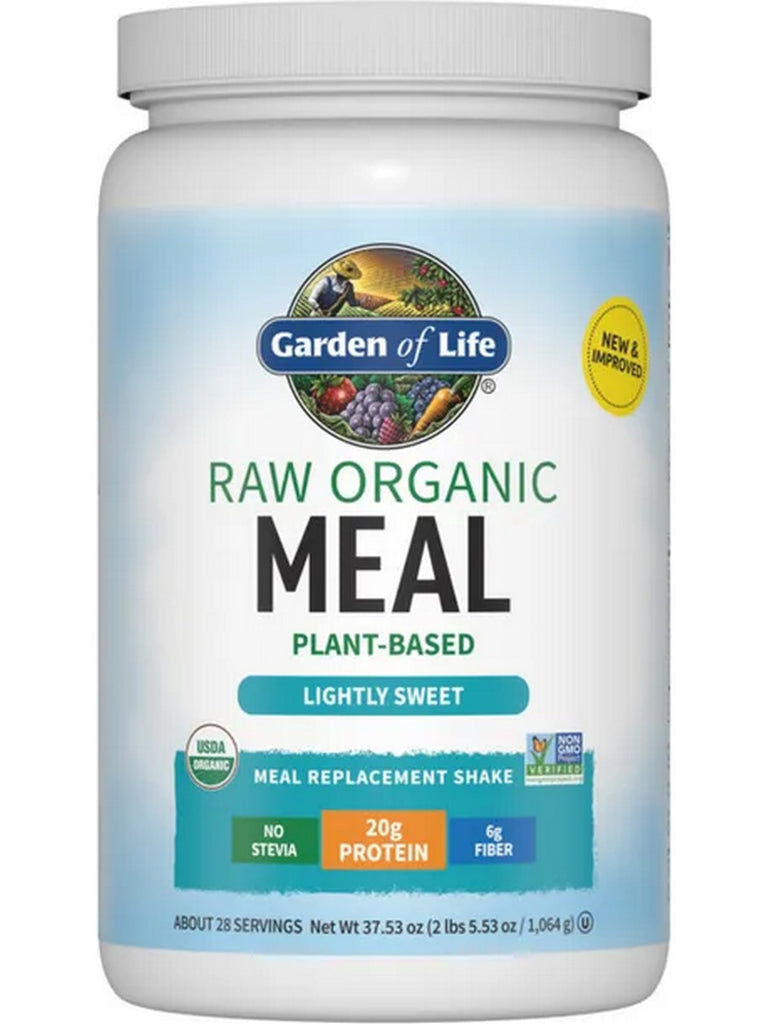 Garden of Life, Raw Organics, Meal, Lightly Sweet, 37.53 oz