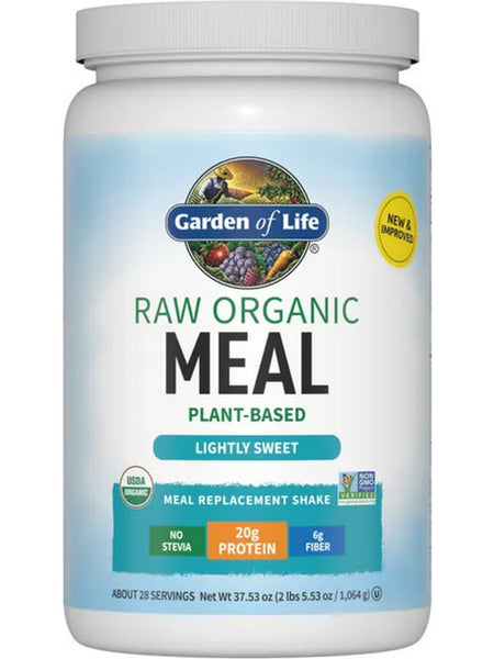 Garden of Life, Raw Organics, Meal, Lightly Sweet, 37.53 oz