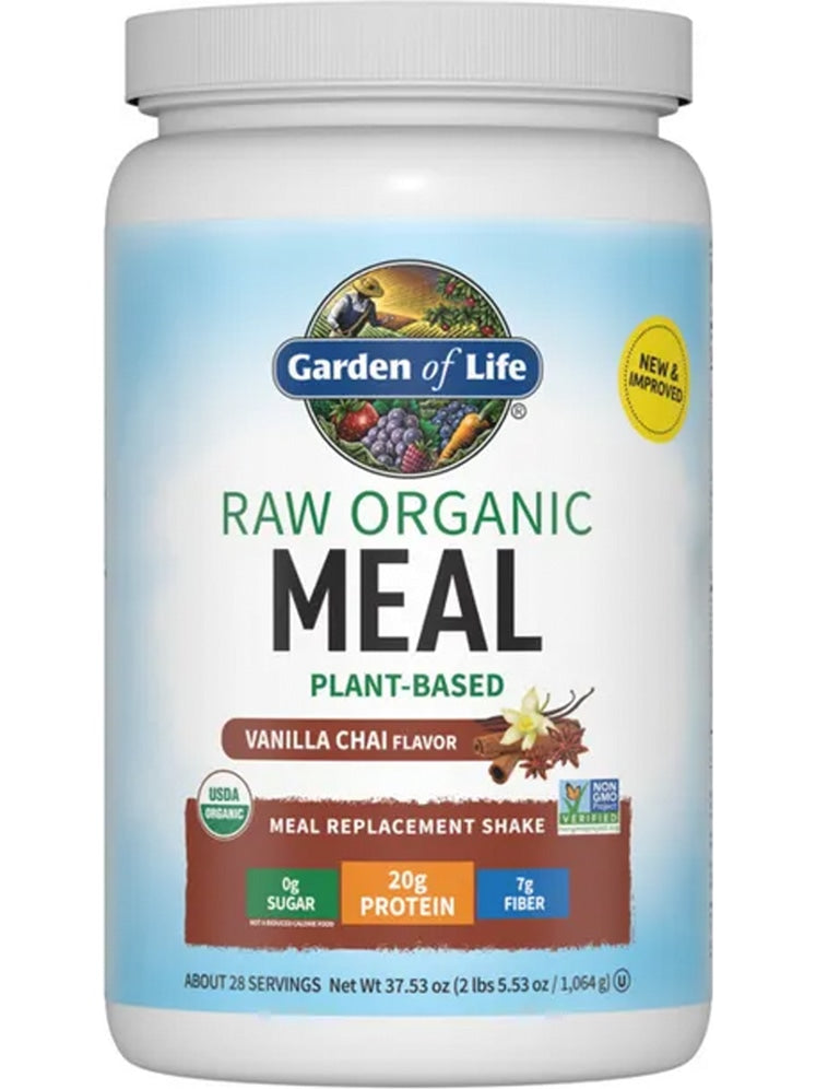 Garden of Life, Raw Organics, Meal, Vanilla Chai, 37.53 oz