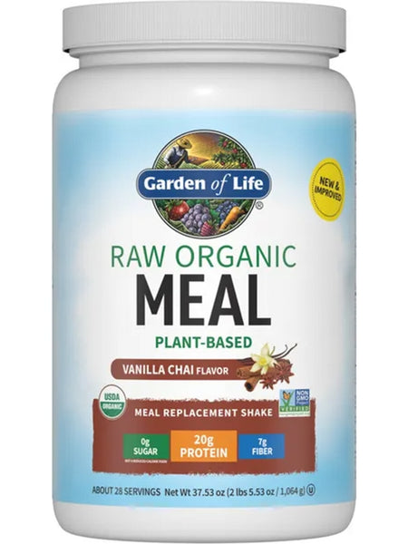 Garden of Life, Raw Organics, Meal, Vanilla Chai, 37.53 oz