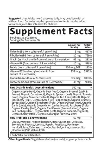 Garden of Life, Vitamin Code, Raw B Complex, 120 Vegetarian Capsules