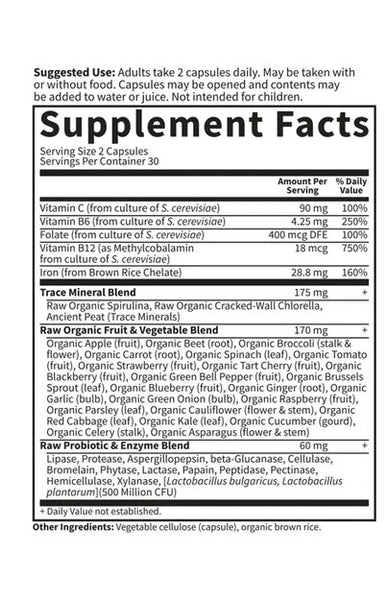 Garden of Life, Vitamin Code, Healthy Blood, 60 Vegan Capsules