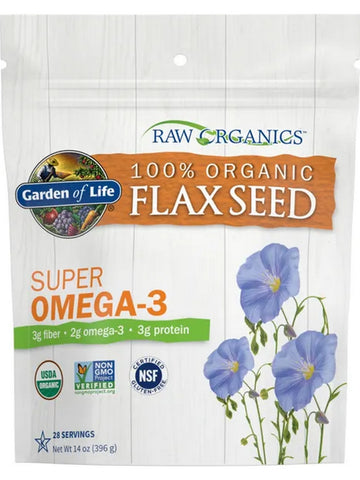 Garden of Life, Raw Organics, Flax Seed Omega-3, 14 oz