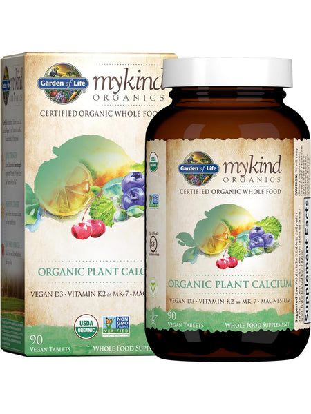 Garden of Life, MyKind Organics, Organic Plant Calcium, 90 Vegan Tablets