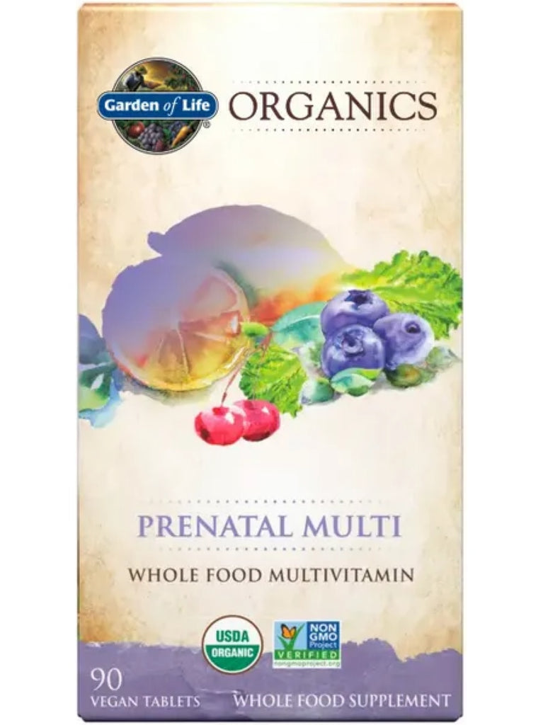 Garden of Life, MyKind Organics, Prenatal Multi, 90 Vegan Tablets