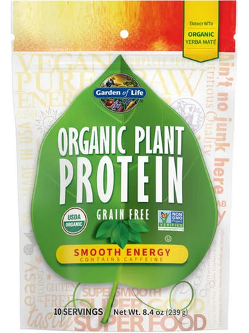 Garden of Life, Organic Plant Protein Smooth Energy, 8.4 oz