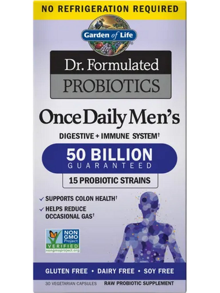 Garden of Life, Dr. Formulated, Once Daily Men, 30 Vegetarian Capsules