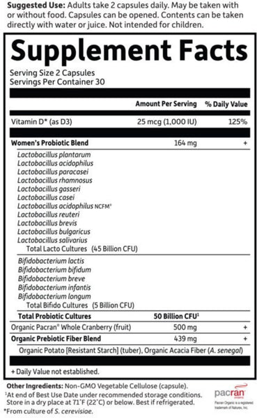 Garden of Life, Dr. Formulated, Urinary Tract+, Refrigerated, 60 Vegetarian Capsules