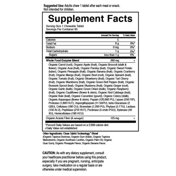 Garden of Life, Dr. Formulated, Organic Digest, Tropical Fuit, 90 Chewables