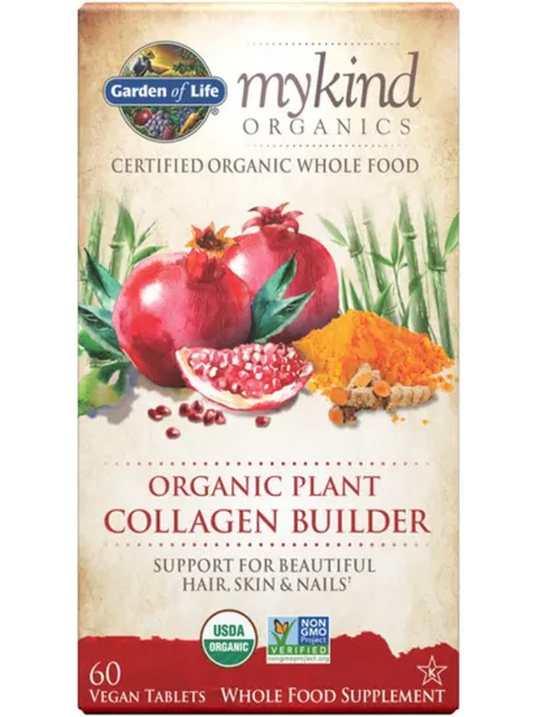 Garden of Life, MyKind Organics, Plant Collagen Builder, 60 Vegan Tablets