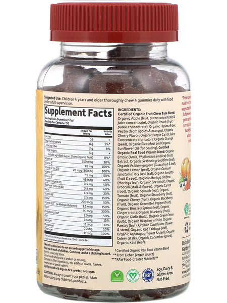 Garden of Life, MyKind Organics, Kids Multi, Cherry, 120 Vegan Gummy Bears