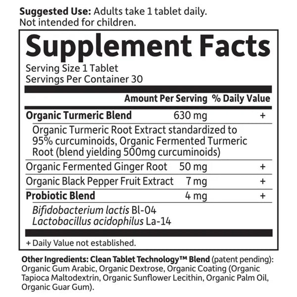 Garden of Life, MyKind Organics, Maximum Strength Turmeric Joints & Mobility, 30 Vegan Tablets