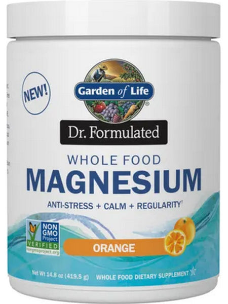 Garden of Life, Dr. Formulated, Whole Food Magnesium, Orange, 14.8 oz