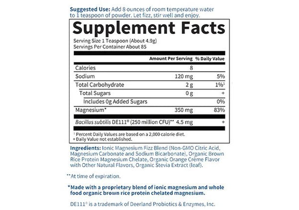 Garden of Life, Dr. Formulated, Whole Food Magnesium, Orange, 14.8 oz