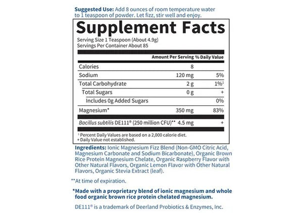 Garden of Life, Dr. Formulated, Whole Food Magnesium, Raspberry Lemon, 14.9 oz