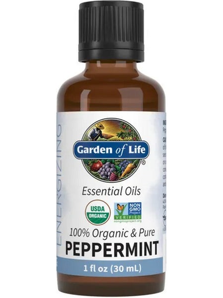 Garden of Life, Peppermint Essential Oil Organic, 1 fl oz