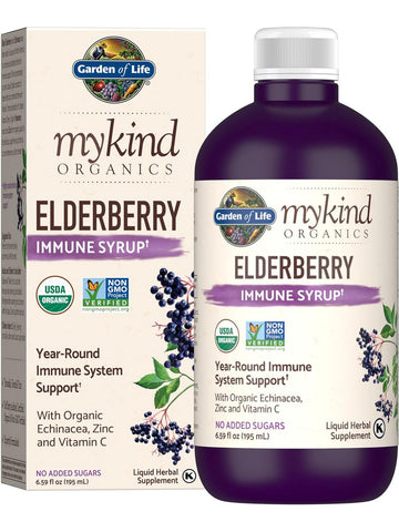 Garden of Life, MyKind Organics,, Elderberry Syrup, 6.59 fl oz