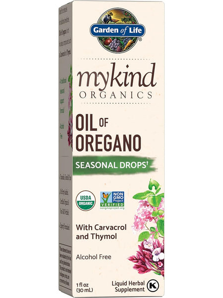 Garden of Life, MyKind Organics, Oil of Oregano Seasonal Drops, 1 fl oz