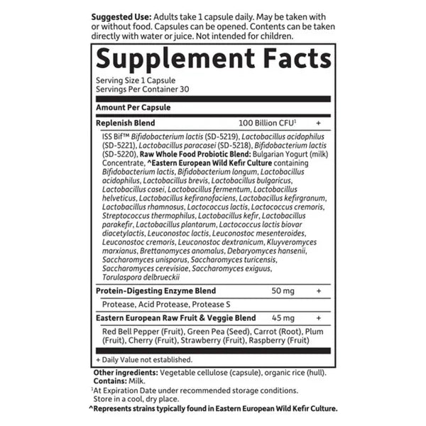Garden of Life, Raw Probiotics Ultimate Care Shelf Stable, 30 Vegetarian Capsules