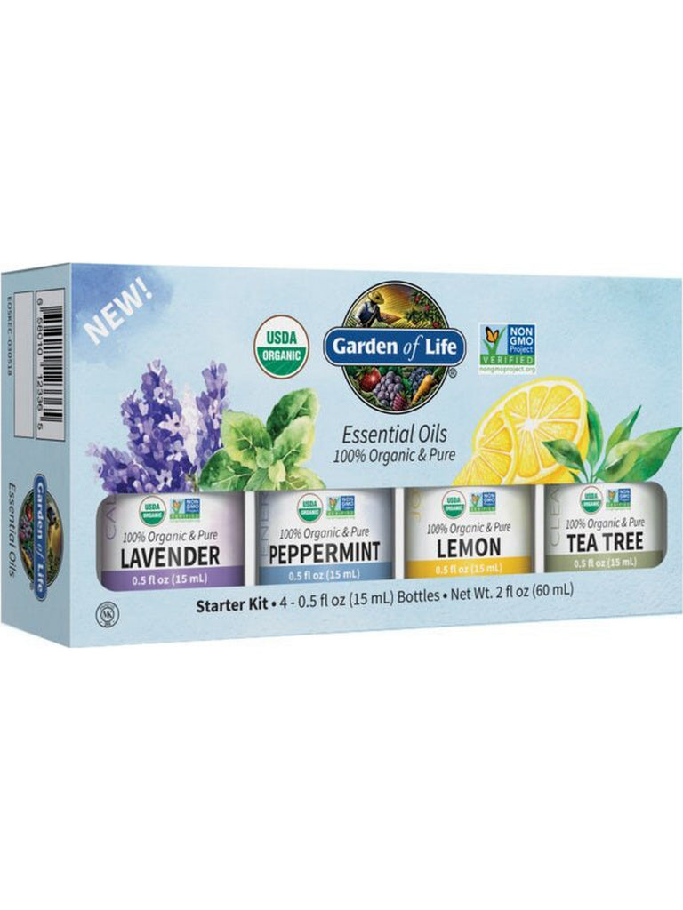 Garden of Life, Organic Essential Oil Starter Kit, 2 fl oz