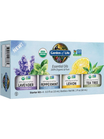Garden of Life, Organic Essential Oil Starter Kit, 2 fl oz