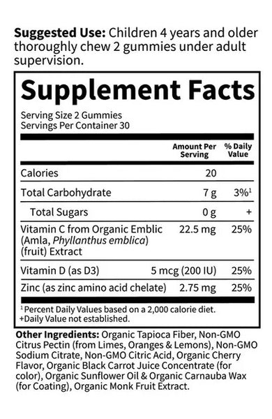 Garden of Life, Kids Immune Gummy Cherry, 60 Gummies