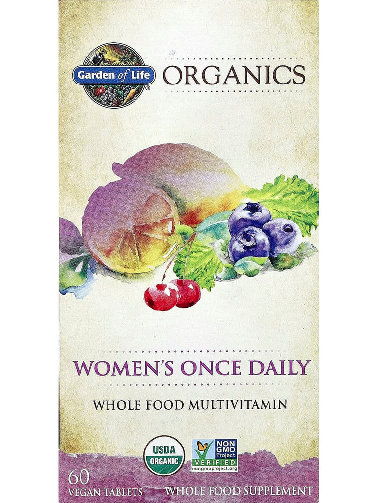 Garden of Life, MyKind Organics, Women's Once Daily, 60 Vegan Tablets