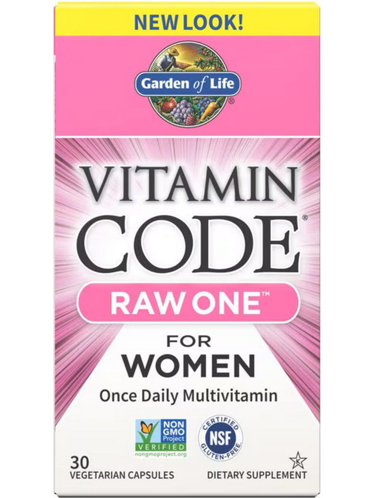 Garden of Life, Vitamin Code, Raw One for Women, 30 Vegetarian Capsules