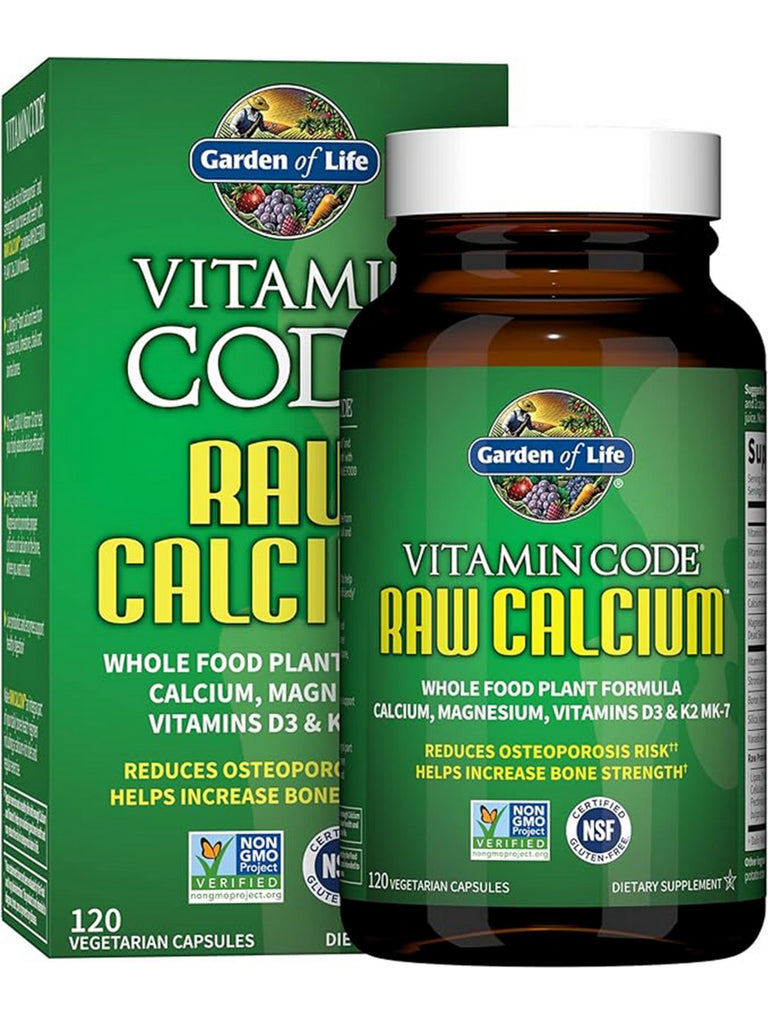 Garden of Life, Vitamin Code, Raw Calcium, 60 Vegetarian Capsules
