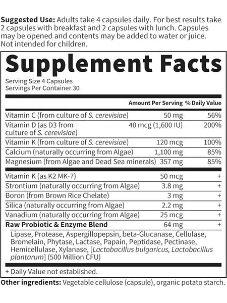 Garden of Life, Vitamin Code, Raw Calcium, 60 Vegetarian Capsules