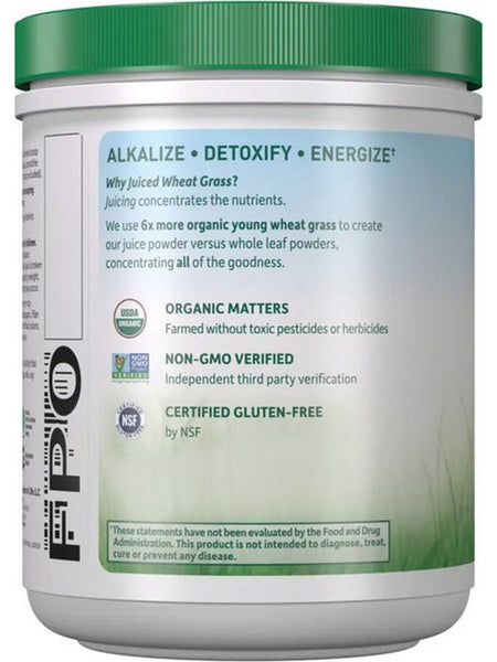 Garden of Life, Raw Organic, Perfect Food Wheat Grass Juice, Unflavored, 8.46 oz