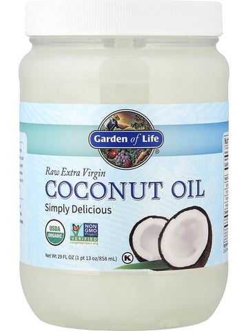 Garden of Life, Coconut Oil Raw Extra Virgin, 858 mL