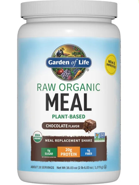 Garden of Life, Raw Organics, Meal, Chocolate, 38 oz