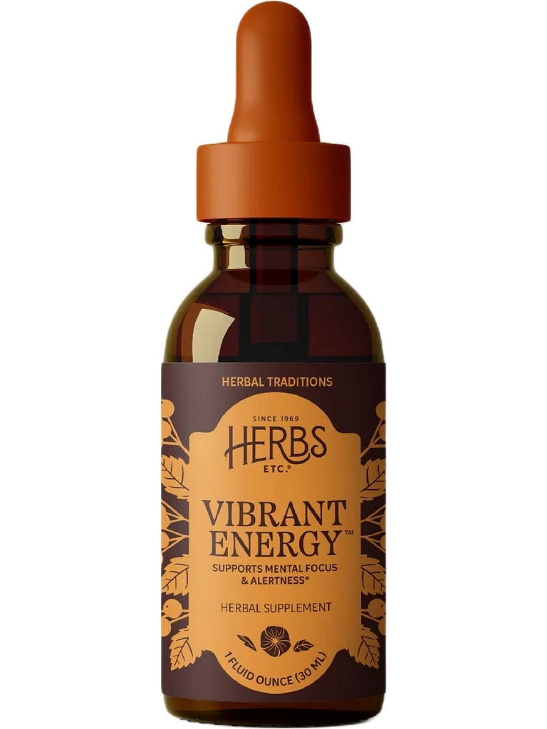 Herbs Etc., Vibrant Energy, 1 Fluid Ounce