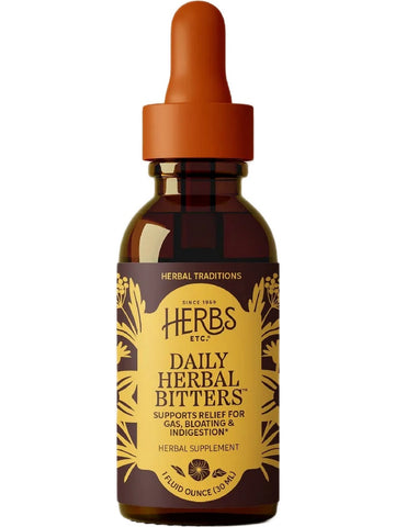 Herbs Etc., Daily Herbal Bitters, 1 Fluid Ounce