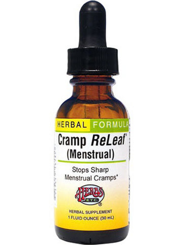 Herbs Etc., Cramp ReLeaf (Menstrual), 1 Fluid Ounce