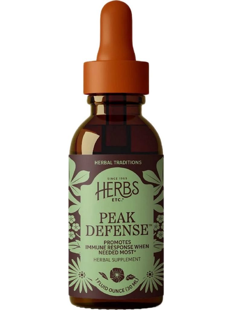 Herbs Etc., Peak Defense, 1 Fluid Ounce