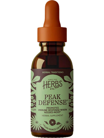 Herbs Etc., Peak Defense, 1 Fluid Ounce