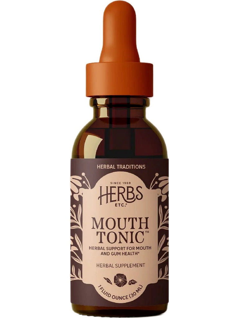 Herbs Etc., Mouth Tonic, 1 Fluid Ounce