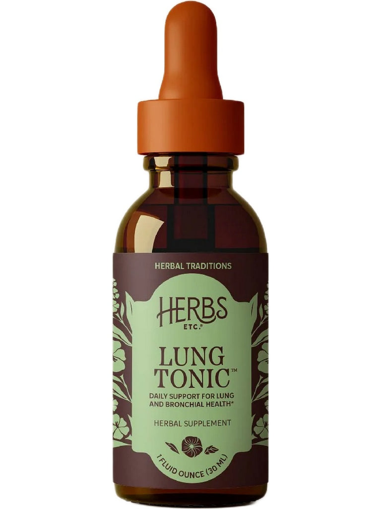 Herbs Etc., Lung Tonic, 1 Fluid Ounce