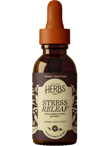 Herbs Etc., Stress ReLeaf, 1 Fluid Ounce