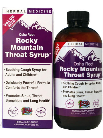 Herbs Etc., Osha Root Rocky Mountain Throat Syrup, 8 Fluid Ounce