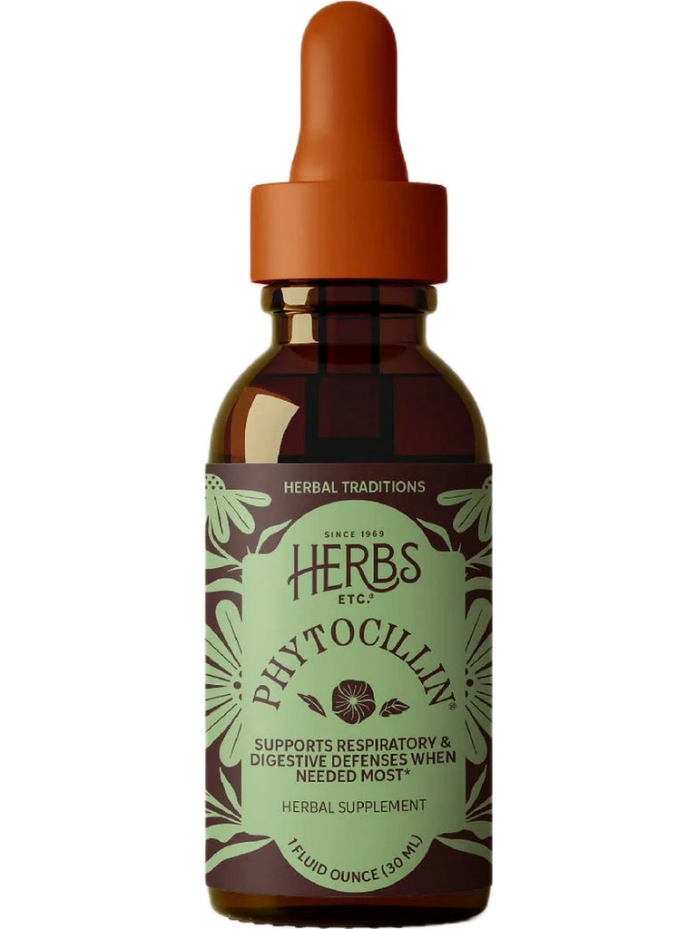 Herbs Etc., Phytocillin, 1 Fluid Ounce