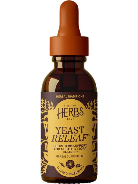 Herbs Etc., Yeast ReLeaf, 1 Fluid Ounce