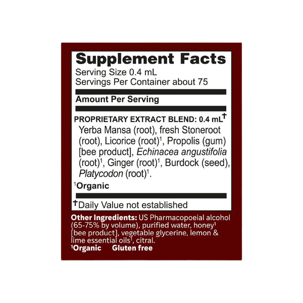Herbs Etc., Singer's Soothing Throat Spray, Honey Lemon, 1 Fluid Ounce