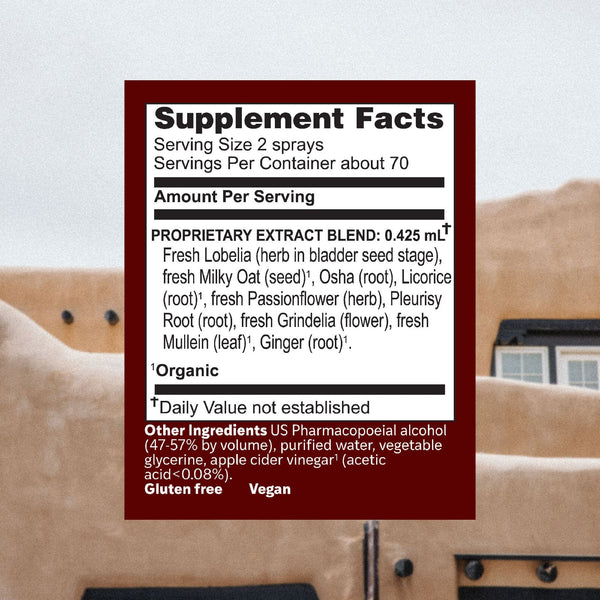 Herbs Etc., Smoke Free Spray, 1 Fluid Ounce